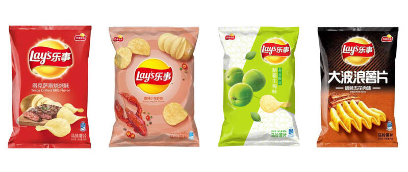 膨化食品包裝機樣（yàng）品圖